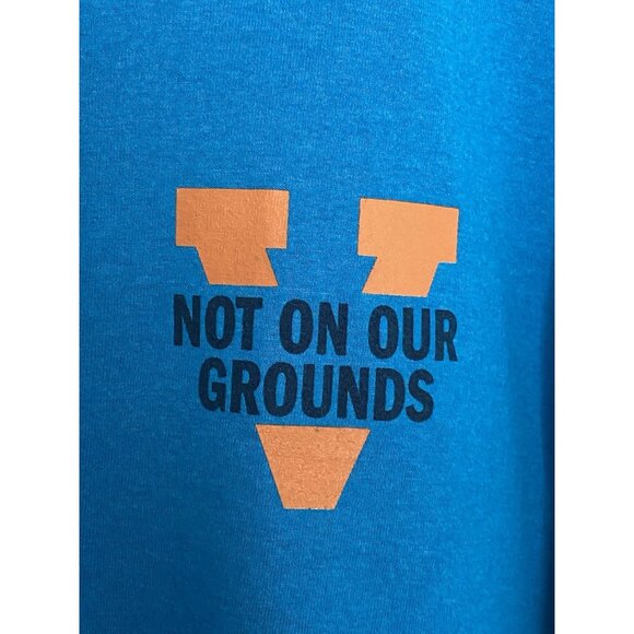 Virginia Cavaliers Teal Blue S/S Men's T-Shirt L #Hoos Got Your Back - Picture 5 of 11